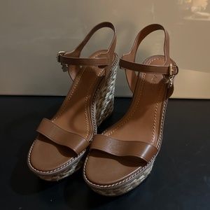 Coach wedge sandals